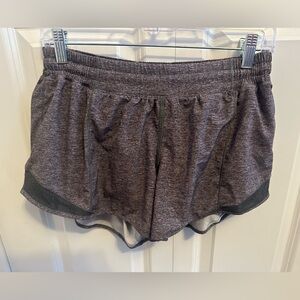 Lululemon Hotty Hot Shorts- Grey, 10 Tall.